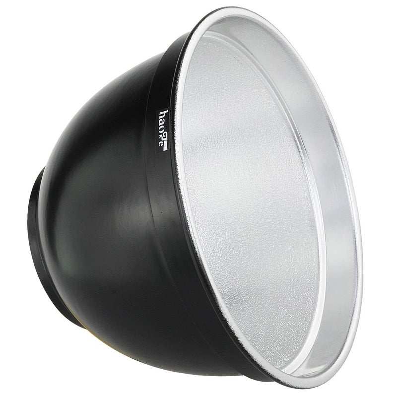 Haoge 7" Standard Reflector Diffuser Lamp Shade Dish for Balcar Alien Bees Alienbees Paul C Buff Einstein White Lightning Studio Light Strobe Monolight Flash - Image 1